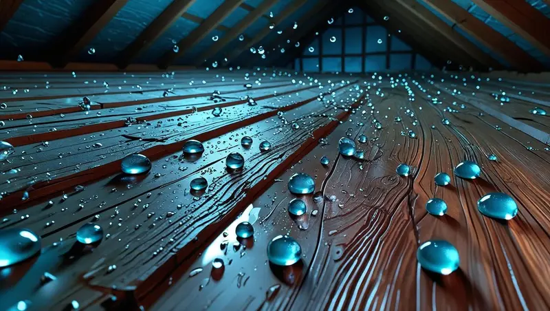 Maine attic condensation and mold
