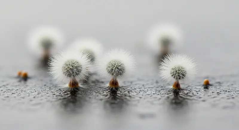 Mucor mold — early growth on a damp surface