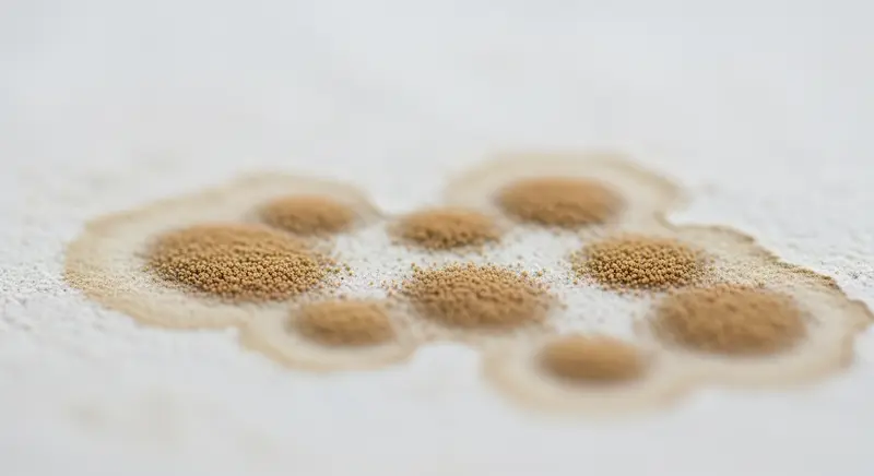 Scopulariopsis mold — early growth on a damp building material