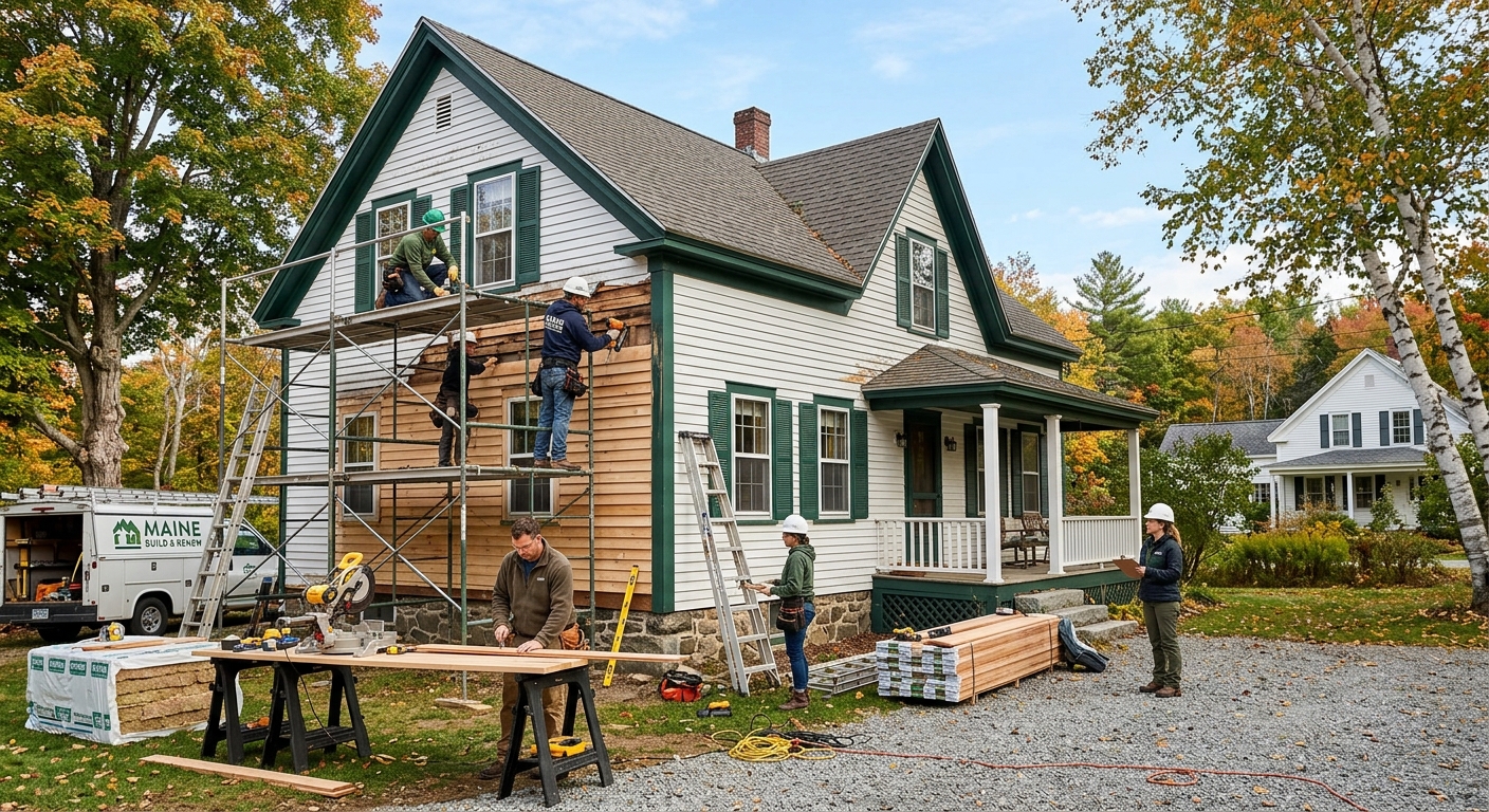 Whole-home construction and repair in Maine