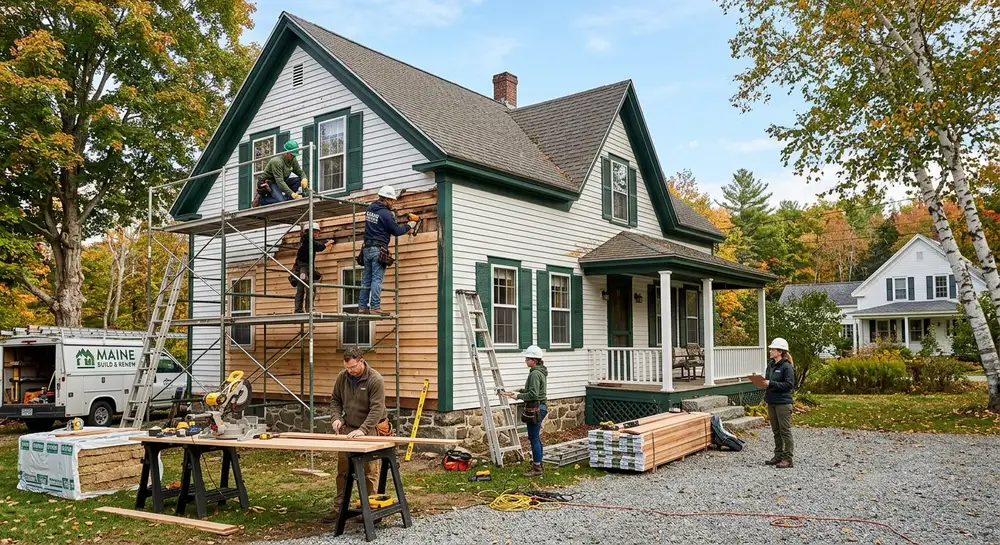 Whole-home construction and repair in Maine